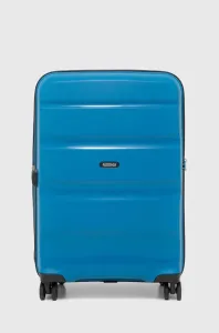 American Tourister Skořepinový cestovní kufr Bon Air DLX M EXP 66/73 l - modrá