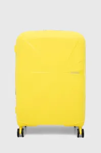 American Tourister Skořepinový cestovní kufr StarVibe M EXP 70/77 l - žlutá