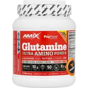 Amix Glutamine & Ultra Amino Power Farba: hruška, Veľkosť: 500 g