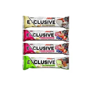 Amix Exclusive Protein bar 12 x 85 g caribbean punch #8198896
