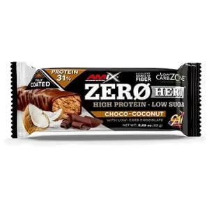 Amix Nutrition Zero Hero 31 % Protein Bar, 65 g, Chocolate-Coconut
