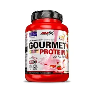 Amix Nutrition Gourmet Protein, 1000 g, Strawberry-White Chocolate