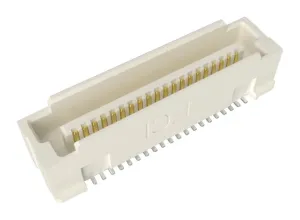 Amphenol Communications Solutions 61083-042402Lf Connector, Stacking, Plug, 40Pos, 2Row