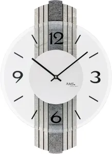 Dizajnové nástenné hodiny 9675 AMS 38cm #7024263