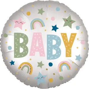 Amscan Fóliový balón satén - Baby 43 cm #5716014