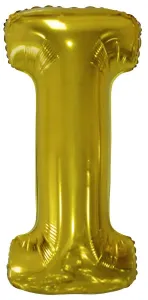 Amscan Fóliový balónik písmeno I, zlatý 86 cm