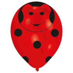 Amscan Latexové balóny - Lienka 6 ks