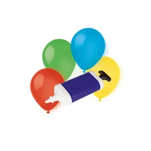 Amscan Latexové pastelové balóniky 10 ks s pumpou #5716356