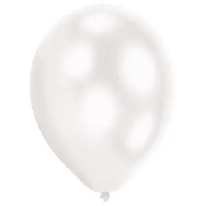 Amscan LED balóniky biele 5 ks #5716544