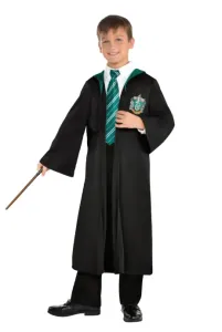 Amscan Detský čarodejnícky plášť Slizolin - Harry Potter Veľkosť - deti: 10 - 12 rokov #1568830