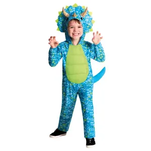 Amscan Detský kostým - Dinosaurus modrý Veľkosť - deti: L #5716113