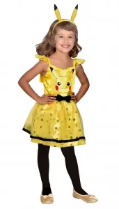Amscan Detský kostým - Pikachu šaty Veľkosť - deti: S #5716158