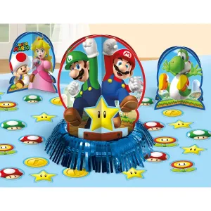 Amscan Dekorácia na stôl - Super Mario 23 ks #5935836