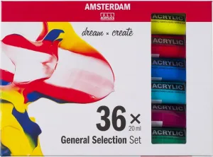 Sada akrylových farieb AMSTERDAM dream and create 36 x 20 ml