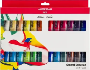 Sada akrylových farieb AMSTERDAM STANDARD SERIES / 24x20ml