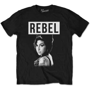 Amy Winehouse tričko Rebel Čierna M