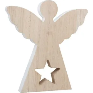 Anděl Drevený anjel na postavenie 20 cm