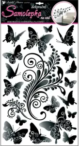 Nálepky - Motýle čiernošedé
