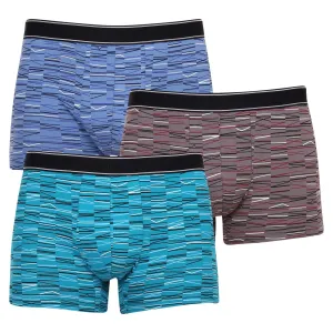 3PACK Men's Boxer Shorts Andrie Multicolor (PS 5648) #9262095