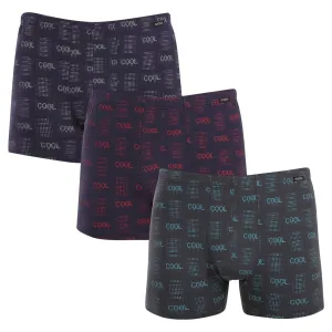 3PACK Men's Boxers Andrie Multicolor #8784348