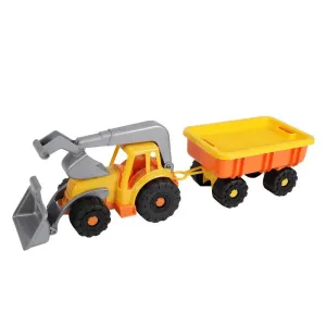 ANDRONI - Traktorový nakladač s vlekom Power Worker - dĺžka 58 cm oranžový