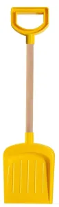 ANDRONI - Lopata s drevenou násadou a rukoväťou - dĺžka 53 cm, žltá