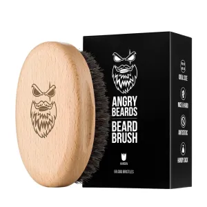 Angry Beards Harden - drevená kefa na fúzy (tvrdšie štetiny)