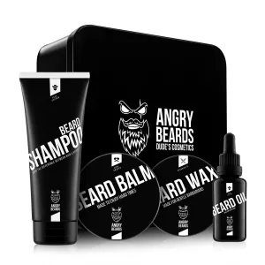 Angry Beards Beard Grooming Set Smooth darčeková kazeta darčeková sada