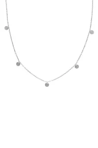 Strieborný náhrdelník Ania Kruk Cosmo strieborná farba