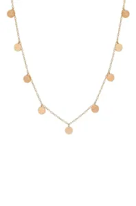Strieborný pozlátený náhrdelník Ania Kruk Cosmo zlatá farba #203942
