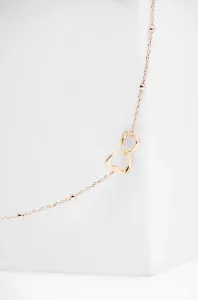 Strieborný pozlátený náhrdelník ANIA KRUK ROMANTICA