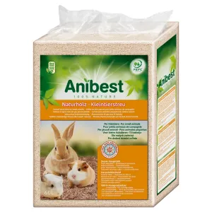 Podstielka pre malé zvieratá Anibest - 2 x 60 litrov (6,4 kg)