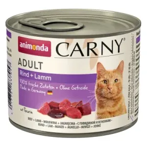 ANIMONDA cat konzerva CARNY hovädzie / jahňa - 400g