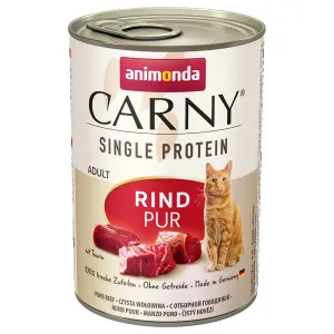 animonda Carny Single Protein Adult 24 x 400 g - čisté hovädzie
