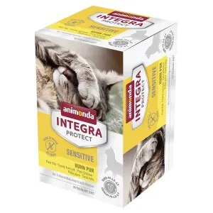 Výhodné balenie Animonda Integra Protect Adult Sensitive mištičky 24 x 100 g - mix (4 druhy)