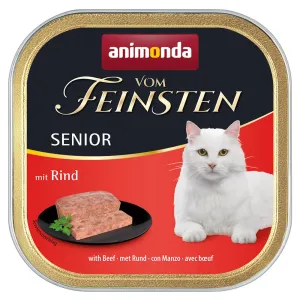 animonda vom Feinsten Senior 36 x 100 g - hovädzie mäso