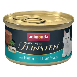 animonda Vom Feinsten Adult 12 x 85 g - kuracie mäso a tuniak