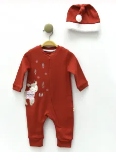 2dielny set pre bábätká - Vianoce, dupačky a čiapka veľkosť: 62 (2-4m)