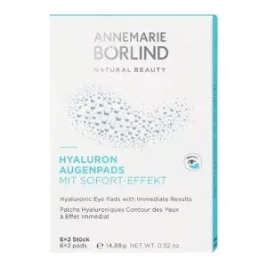 ANNEMARIE BORLIND Hyalurónovej hydratačný obklady na oči (Hyaluronic Eye Pads) 6 x 2 ks
