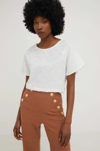Bavlnené tričko Answear Lab biela farba #8617650