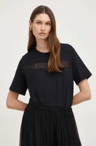 Bavlnené tričko Answear Lab čierna farba #8753347