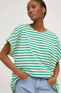 Bavlnené tričko Answear Lab zelená farba #8738206