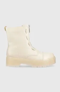 Členkové topánky Answear Lab dámske, béžová farba, na platforme, #2563618