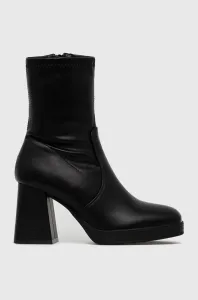 Členkové topánky Answear Lab dámske, čierna farba, na podpätku, #8220087