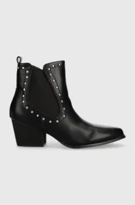 Členkové topánky Answear Lab dámske, čierna farba, na podpätku, #2587889
