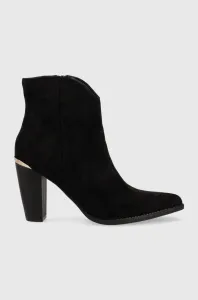 Členkové topánky Answear Lab dámske, čierna farba, na podpätku #8412076