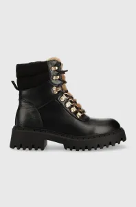 Členkové topánky Answear Lab dámske, čierna farba, na podpätku, #4228960