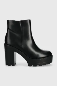 Členkové topánky Answear Lab dámske, čierna farba, na podpätku #8767552