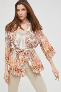 Kimono Answear Lab oranžová farba, vzorovaná