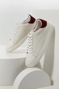 Kožená obuv Answear Lab biela farba, #211411
